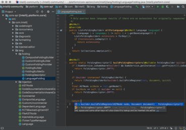 Jetbrains IntelliJ IDEA screenshot