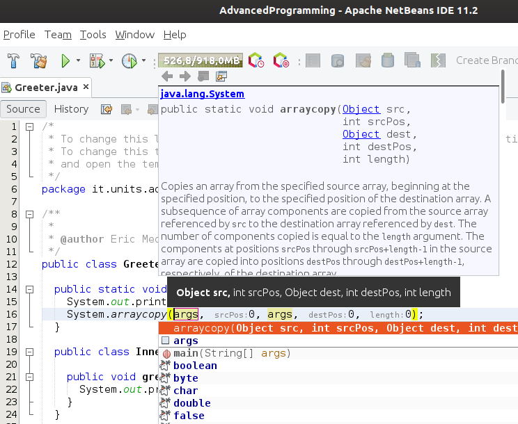 Javadoc, online
