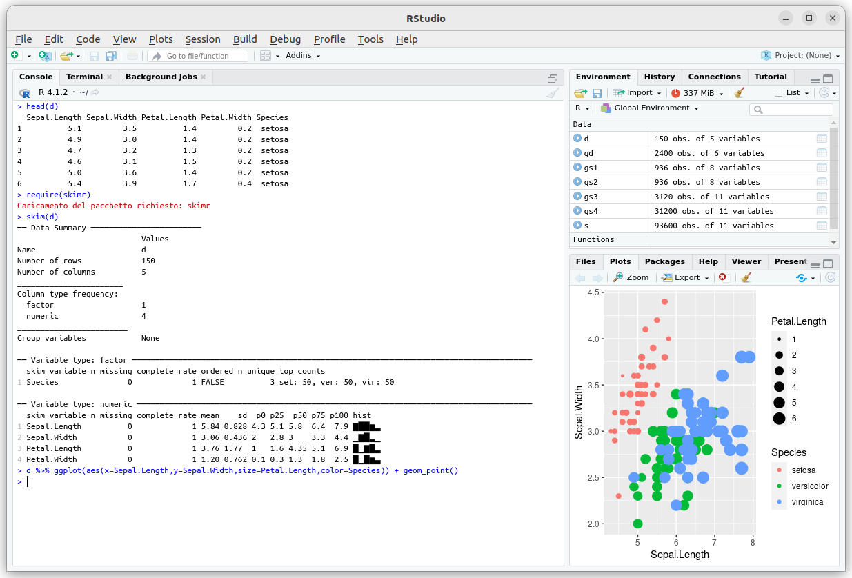 RStudio appearance