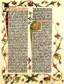 Example illuminated manuscript